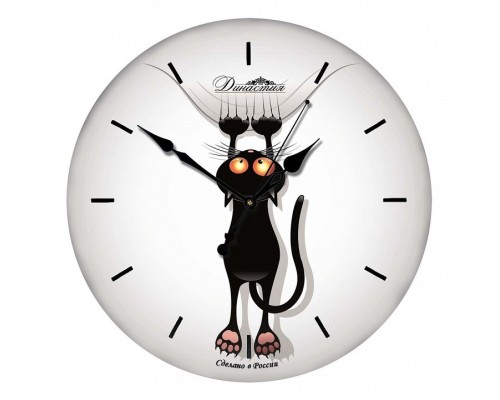Настенные часы (33x33x4 см) Котенок 01-006