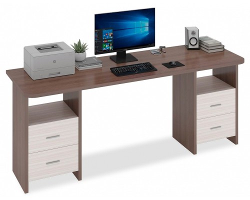 Стол письменный Домино Lite СКЛ-Прям190Р+2ТЯЛ