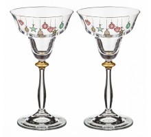 Набор из 2 подсвечников Елочные игрушки 674-477