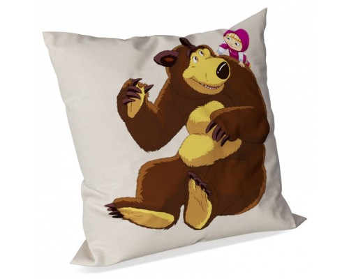 Подушка декоративная Маша и медведь