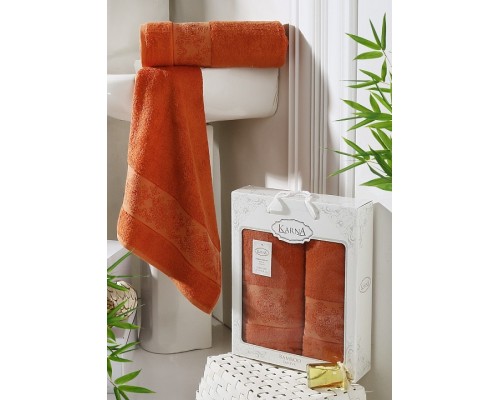 Набор из 2 полотенец для ванной PANDORA