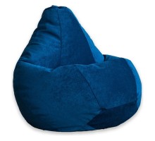Кресло-мешок Синий Микровельвет 3XL