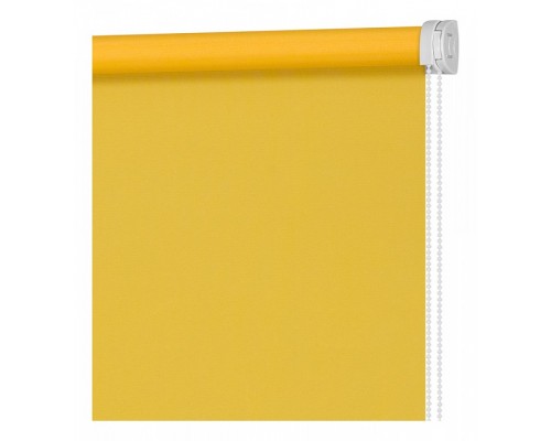 Штора рулонная (100x160 см) Плайн Желтое Золото