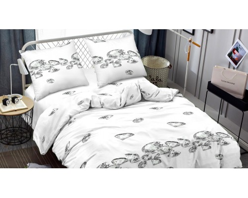 Постельное белье евростандарт Мако-сатин Adamant