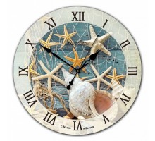 Настенные часы (33x33x4 см) Красное море 01-014