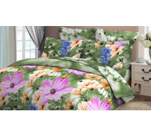 Постельное белье полутораспальное Нежная Космея-1