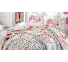 Постельное белье евростандарт Serenay Kirmizi