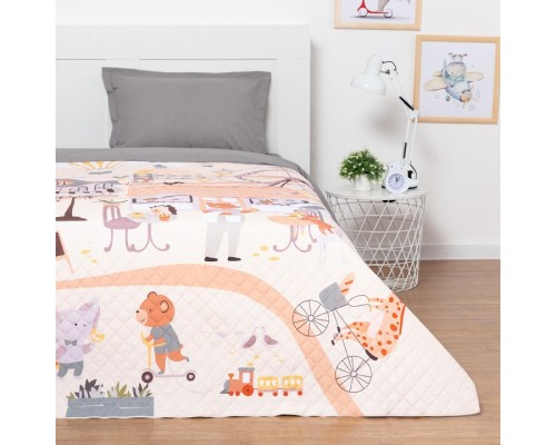 Покрывало полутораспальное Fantasy town