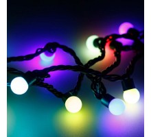 Гирлянда нить [20 м] Ball ARD-BALL-PRO-D17.5-20000-BLACK-200LED RGB (230V, 14W)
