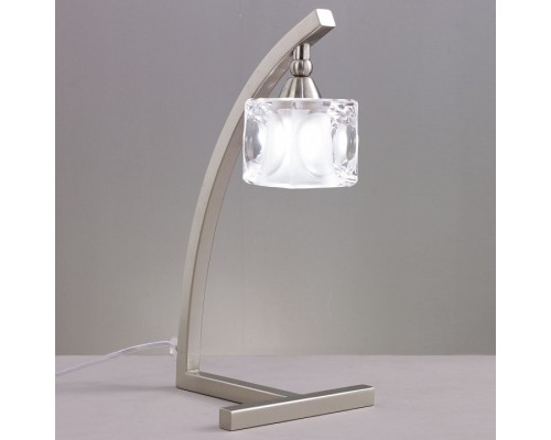 Настольная лампа декоративная Mantra Cuadrax 0004031 SATIN