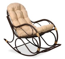 Кресло-качалка с подножкой