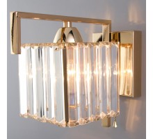 Бра Eurosvet April 10126/1 золото/прозрачный хрусталь Strotskis (10117/1)