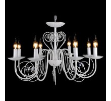 Подвесная люстра Eurosvet Tomas 60018/8 белый с золотом
