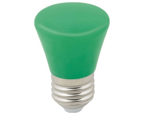 Лампа светодиодная Volpe Décor Color E27 1Вт K LED-D45-1W/GREEN/E27/FR/С BELL