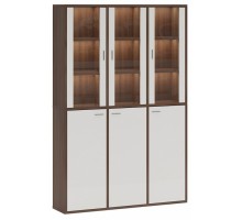 Шкаф-витрина Домино СУ(ш3в2)+3ФГ+3ФС