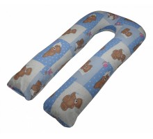 Подушка для беременных (80x140x35 см) Мишки