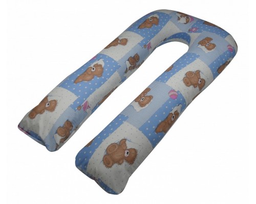 Подушка для беременных (80x140x35 см) Мишки