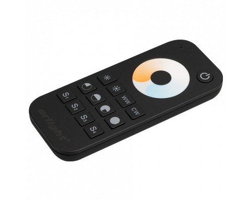 Пульт-регулятор ЦТ с сенсорным кольцом Arlight SMART-R SMART-R34-MIX Black (1 зона, 2.4G)