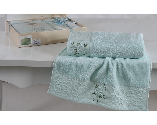 Набор из 2 полотенец для ванной VIOLA