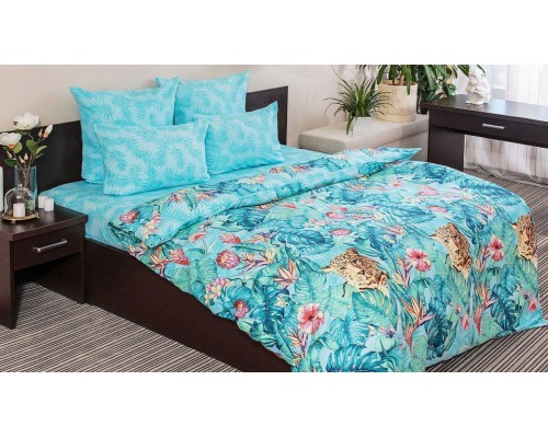 Постельное белье полутораспальное Тропики