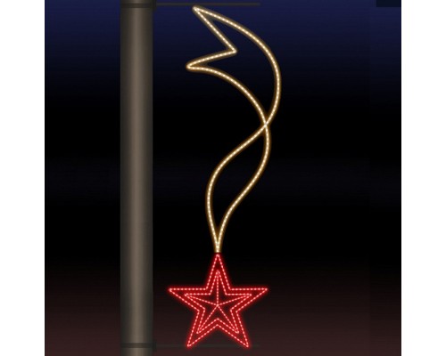 Панно световое День Победы [0.56x1.8 м] RL-KN-9-4-WWR