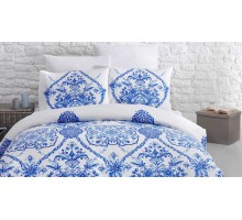 Постельное белье семейное Blue