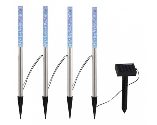 Комплект из 4 наземных низких светильников Globo Solar 33247