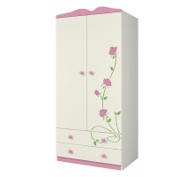 Шкаф платяной Тедди Ш90-2Д1