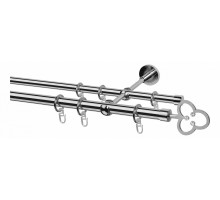 Карниз (300 см) Клевер со стразами