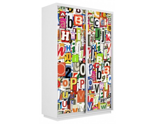 Шкаф-купе Экспресс Фото дуо 1017 1600x600x2400