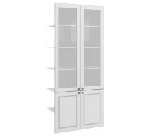 Дверь распашная с полками Vienna