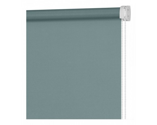 Штора рулонная (120x160 см) Плайн Бирюзово-Синий