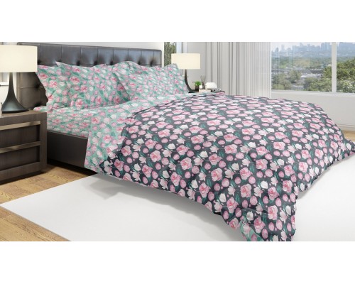 Постельное белье евростандарт Eco Cotton Flora