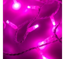 Гирлянда нить [10 м] String ARD-STRING-CLASSIC-10000-WHITE-100LED-FLASH PINK (230V, 7W)