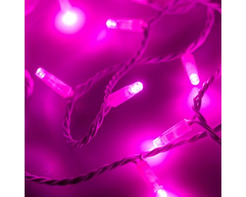 Гирлянда нить [10 м] String ARD-STRING-CLASSIC-10000-WHITE-100LED-FLASH PINK (230V, 7W)