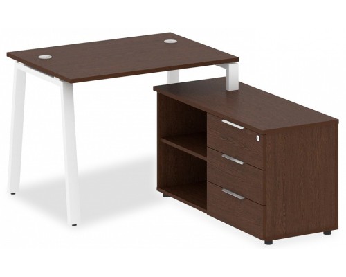 Стол письменный Metal System БА.РС-СТС-2.1 (R)