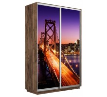 Шкаф-купе Экспресс Фото дуо 1007 1400x600x2200