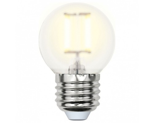 Лампа светодиодная Uniel  E27 6Вт 3000K LED-G45-6W/WW/E27/FR/O