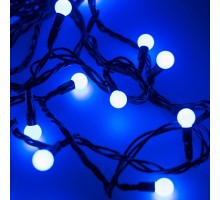Гирлянда нить [10 м] Ball ARD-BALL-CLASSIC-D13-10000-BLACK-100LED BLUE (230V, 7W)