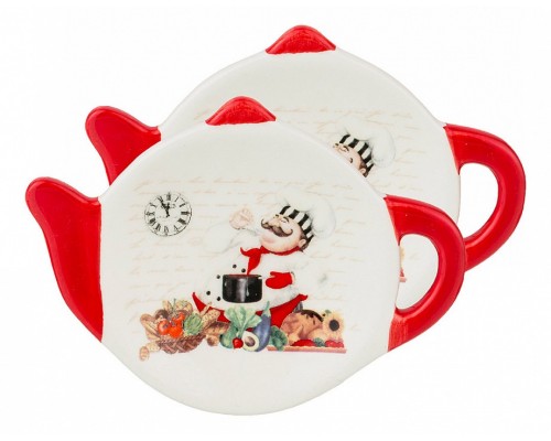 Набор из 2 подставок под чайные пакетики (11.9x8.8x1.7 см) Belissimo 230-360