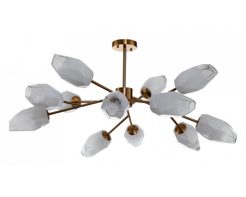 Люстра на штанге Indigo Boccio 13003/12C Brass