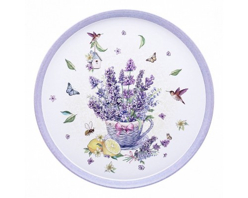 Поднос (33x2.1 см) Прованс лаванда 898-037