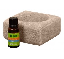 Набор из запарки для бани и соляного испарителя (10x10x5 см) Пихта 32481