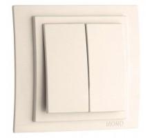 Выключатель одноклавишный Mono Electric Larissa 103-010125-100