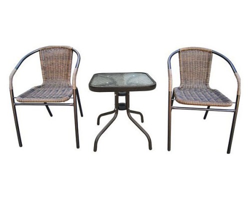 Набор уличный TLH-037A/055S-45x45 Cappuccino 2Pcs