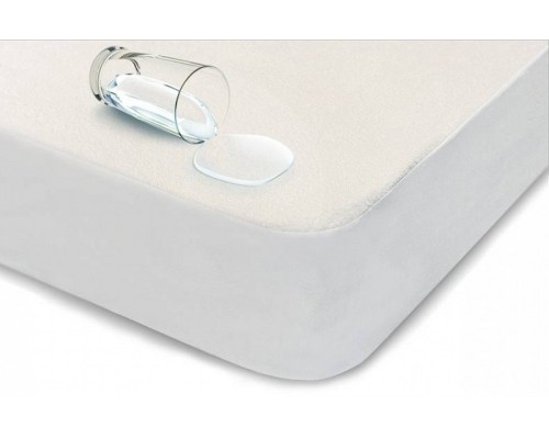 Простыня на резинке (90x200x20 см) АкваСтоп Махра