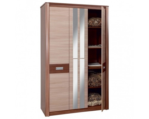 Шкаф платяной Стелла 06.236 ясень шимо темный/ясень шимо светлый