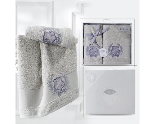 Набор из 2 полотенец для ванной (70x140 см) Davis