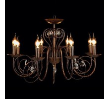 Подвесная люстра Eurosvet Tomas 60018/8 черный с золотом