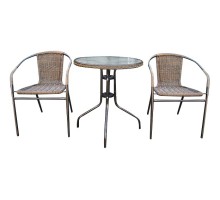 Набор уличный Асоль-1A TLH-037AR2/060RR-D60 Cappuccino 2Pcs